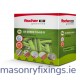 UX Nylon Plug 6x50 GREEN  BOX 40